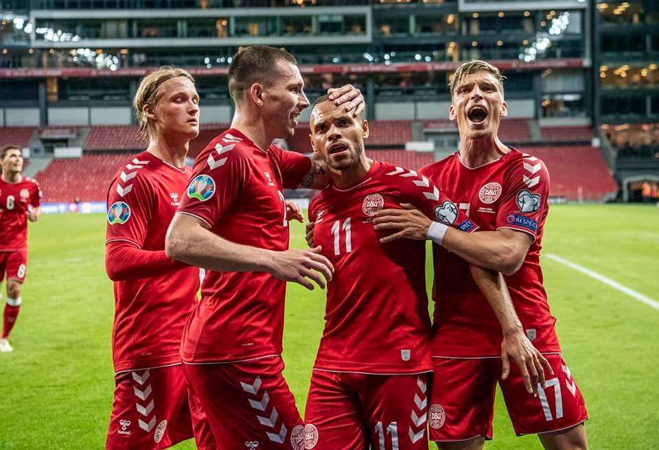 Det danske fodboldlandshold i stærk Nations Cup pulje