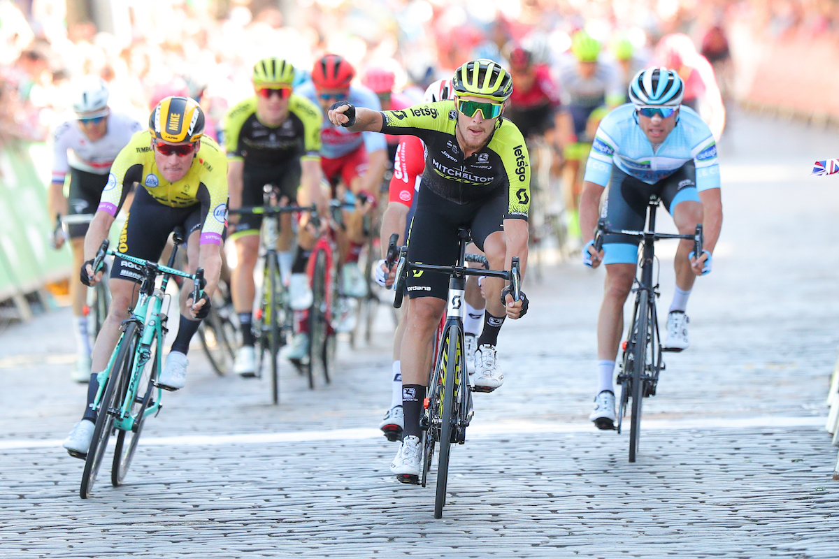 Matteo Trentin vinder af anden etape i Tour of Britain