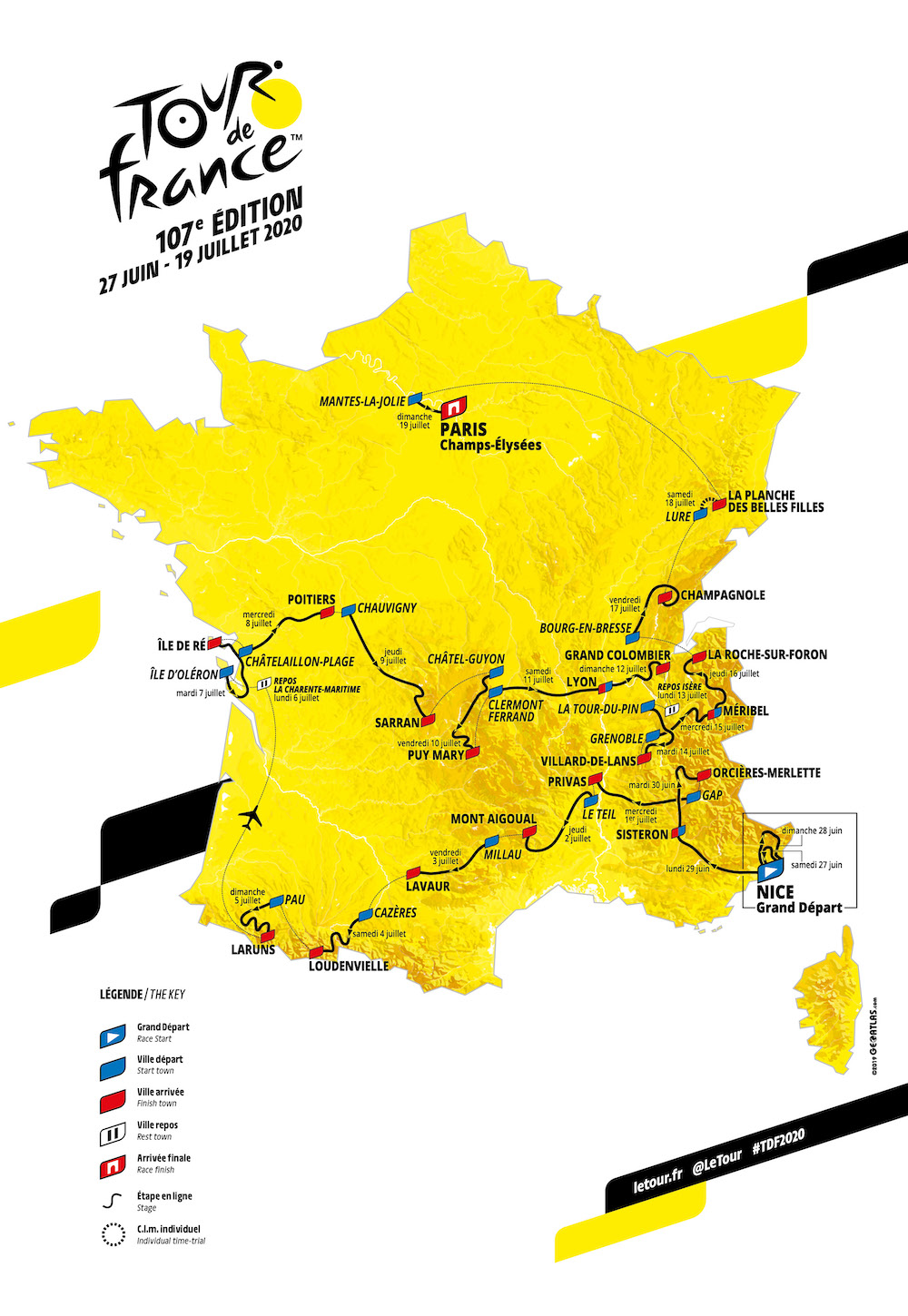 Deltagende teams i Tour de France 2020