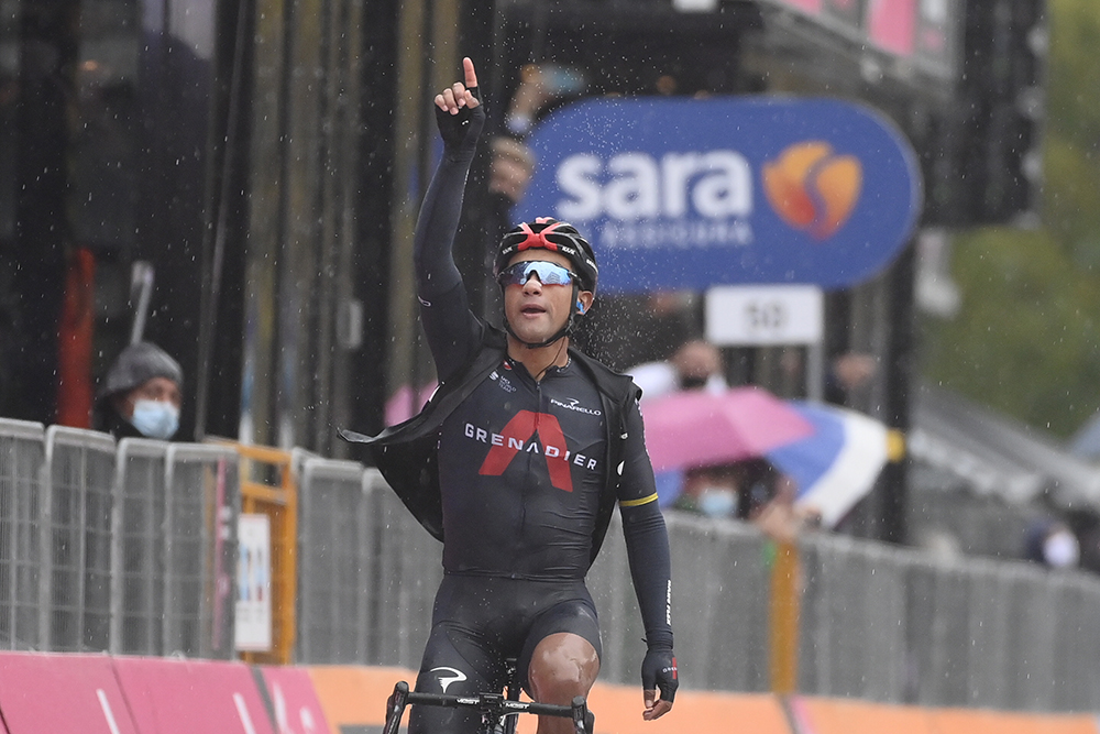 Rytter fra Ecuador vinder af tolvte Giro-etaoe