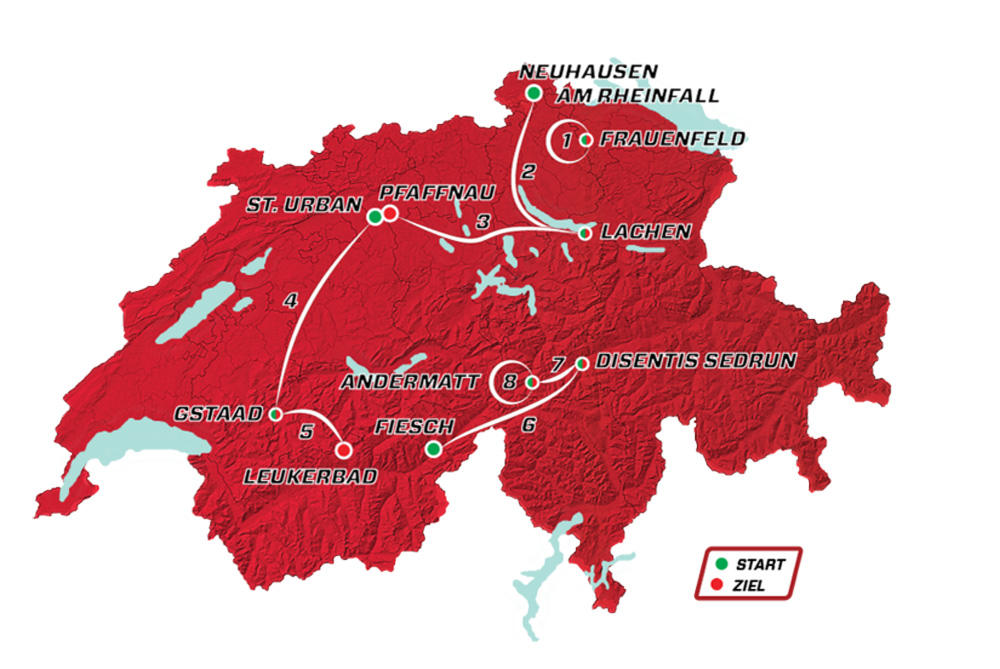 Det 84. Schweiz Rundt præsenteret