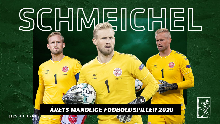 Kasper Schmeichel årets fodboldspiller for andet år i træk