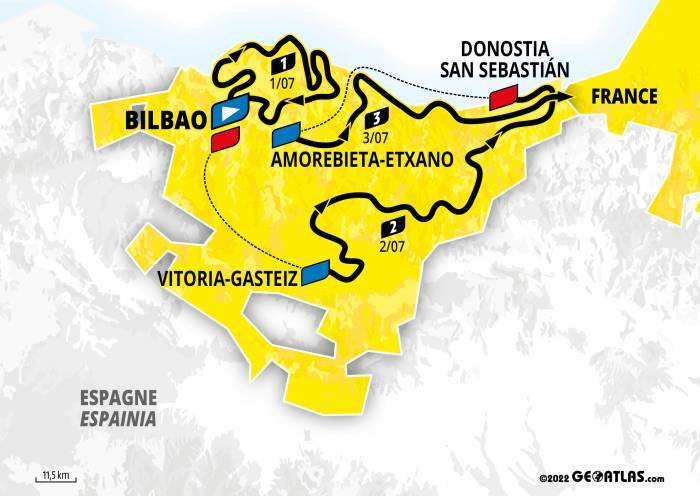Tour de France 2023 starter med hårde etaper i Baskerlandet