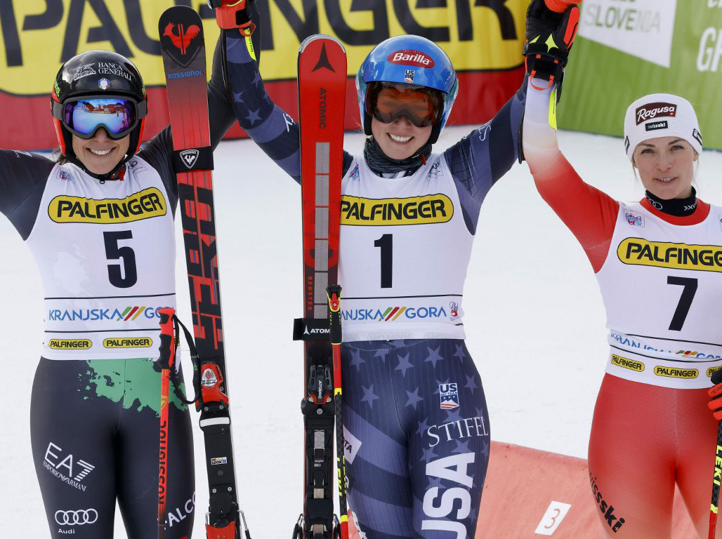 Mikaela Shiffrin har tangeret rekorden i World Cup sejre