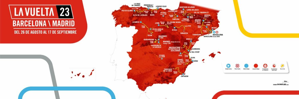 Se ruten til Vuelta a España 2023