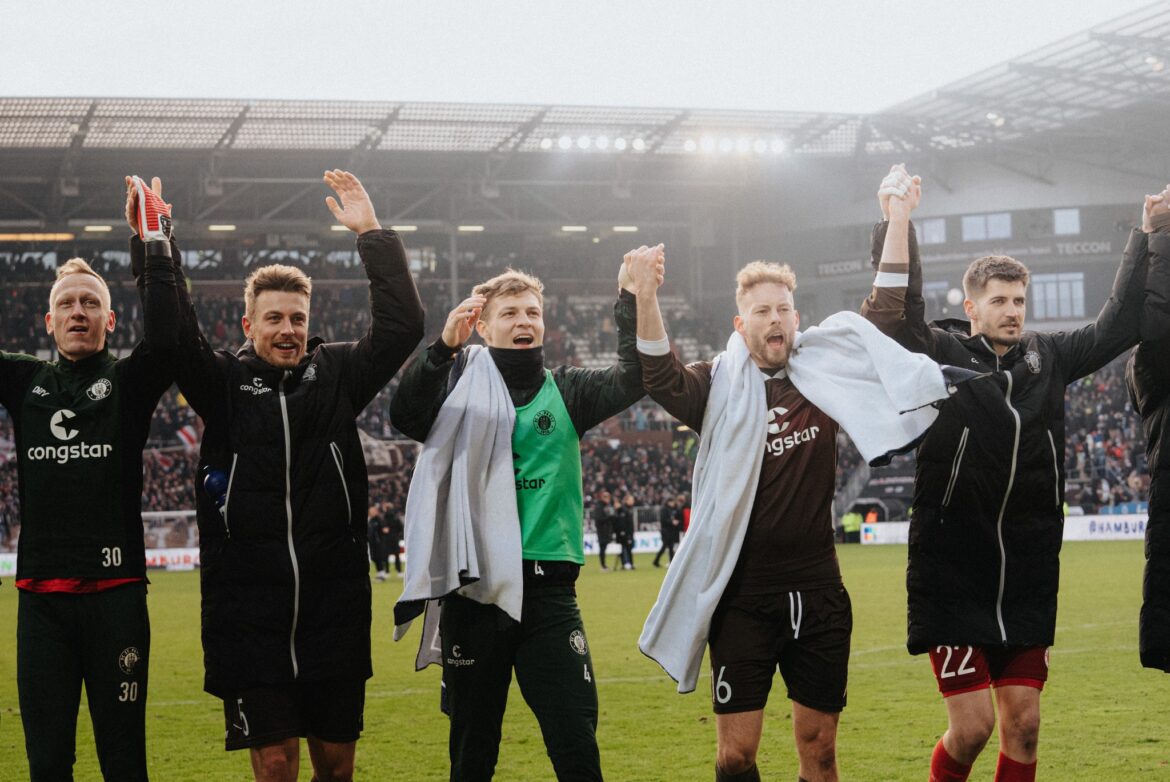 St. Pauli tilbage på toppen af Anden Bundesliga